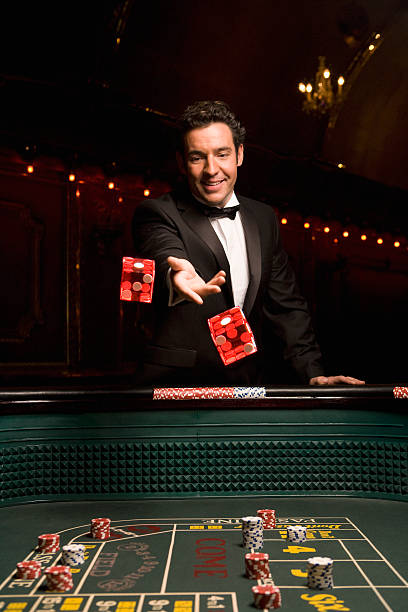 Live Dealer baccarat table with card dealing